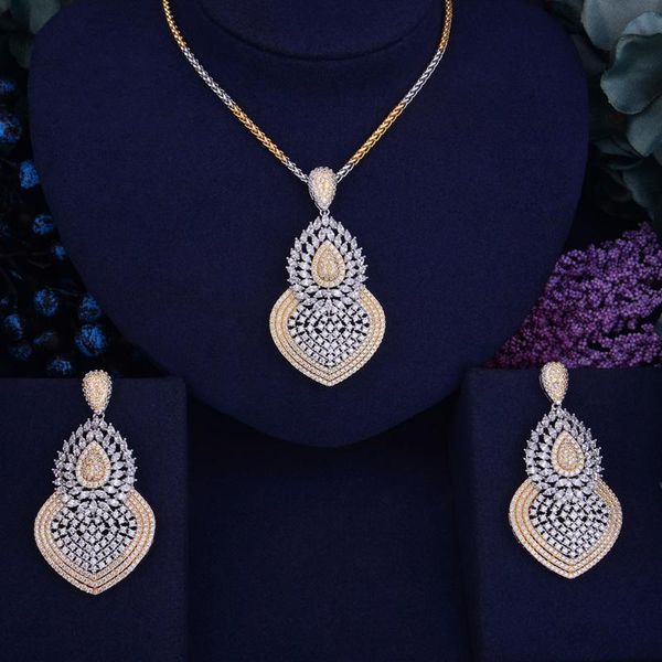 earrings & necklace godki exclusive luxury women nigerian wedding naija bride cubic zirconia dubai 2pcs jewelry set, Silver
earrings & necklace godki exclusive luxury women nigerian wedding naija bride cubic zirconia dubai 2pcs jewelry set, Silver