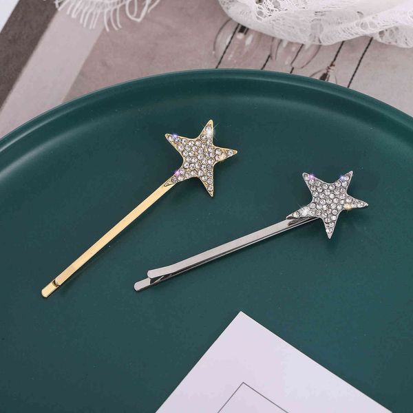 simple diamond five pointed star hairpin accessories simple five pointed star hairpin female, Golden;silver
simple diamond five pointed star hairpin accessories simple five pointed star hairpin female, Golden;silver