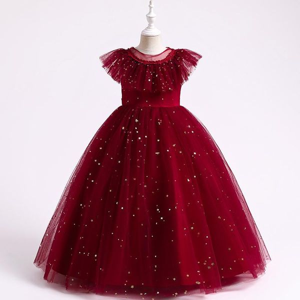 girl's dresses 2021 sequins beautiful princess flower girl dress tutu wedding birthday child year costume, Red;yellow
girl's dresses 2021 sequins beautiful princess flower girl dress tutu wedding birthday child year costume, Red;yellow
