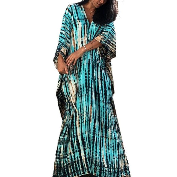 one-piece suits y1uc women summer plus size maxi kaftan tie-dye striped print v-neck boho hippie beach dress loose bikini swimsuit cover up
one-piece suits y1uc women summer plus size maxi kaftan tie-dye striped print v-neck boho hippie beach dress loose bikini swimsuit cover up