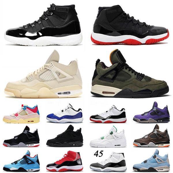 sail black cat bred 4 4s jumpman undefeated union men women shoes 11 11s concord 25th anniversary