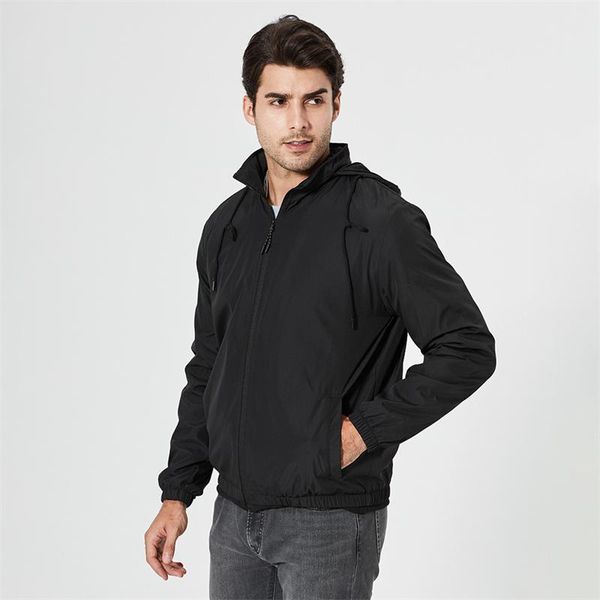 men's jackets 1pc 2021 spring and autumn casual sports jacket simple hooded cardigan, Black;brown
men's jackets 1pc 2021 spring and autumn casual sports jacket simple hooded cardigan, Black;brown