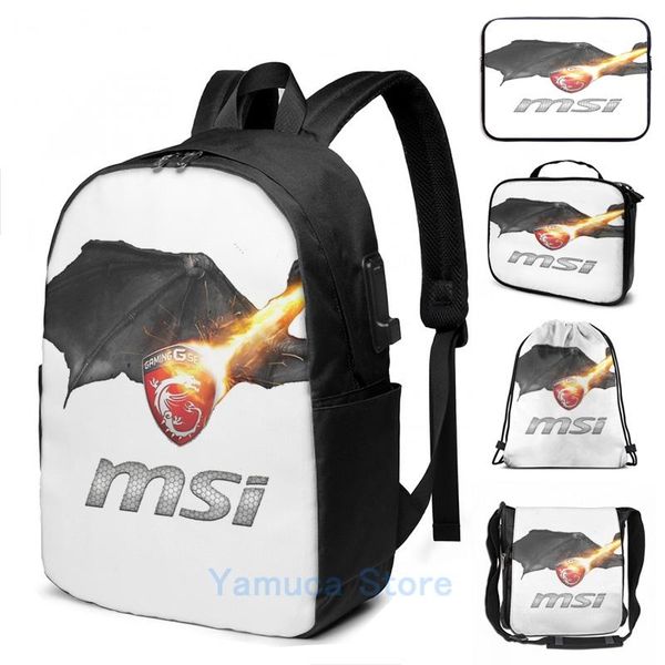 backpack funny graphic print msi usb charge men school bags women bag travel laptop
backpack funny graphic print msi usb charge men school bags women bag travel laptop