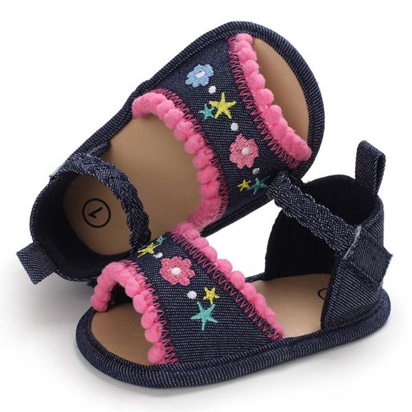 sandals summer children baby girls toddler softbaby embroidered flower flat shoes infant first walkers, Black;red
sandals summer children baby girls toddler softbaby embroidered flower flat shoes infant first walkers, Black;red