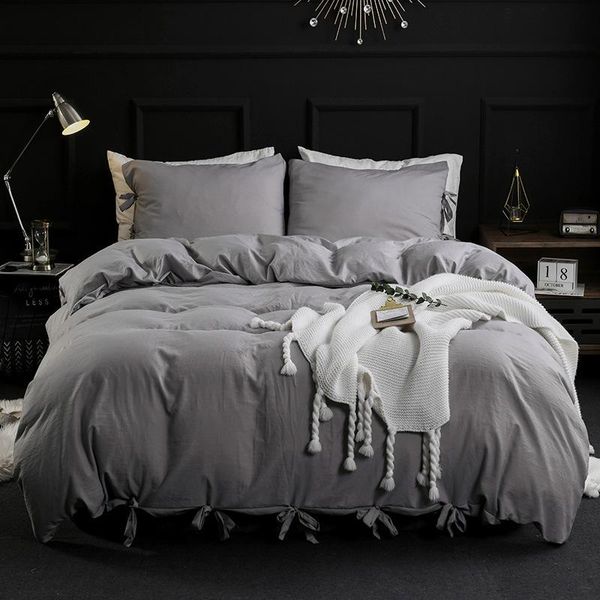 brief solid duvet cover pillow case no bed sheets 2/3pcs comfortable bedding set with webbing morden bedding linens for home
brief solid duvet cover pillow case no bed sheets 2/3pcs comfortable bedding set with webbing morden bedding linens for home