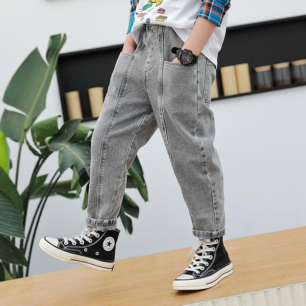 new solid elastic waist boys jeans 0-13 years old spring and autumn baby kids trousers all-match casual denim pants 2 colors, Blue
new solid elastic waist boys jeans 0-13 years old spring and autumn baby kids trousers all-match casual denim pants 2 colors, Blue