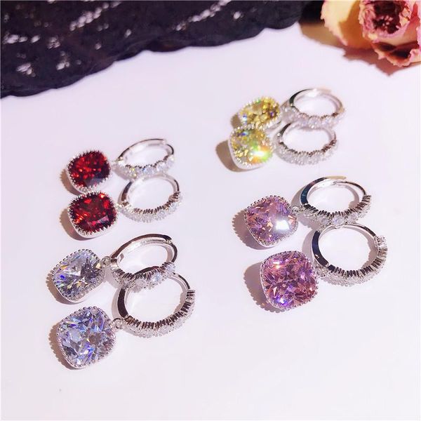 dangle & chandelier clip earrings for women vintage jewelry square cubic zirconia personality temperament drop earring, Silver
dangle & chandelier clip earrings for women vintage jewelry square cubic zirconia personality temperament drop earring, Silver