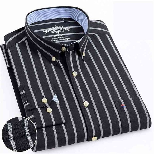 mens long sleeve solid oxford dress shirt male casual regularwith left chest pocket button down shirts 210721, White;black
mens long sleeve solid oxford dress shirt male casual regularwith left chest pocket button down shirts 210721, White;black