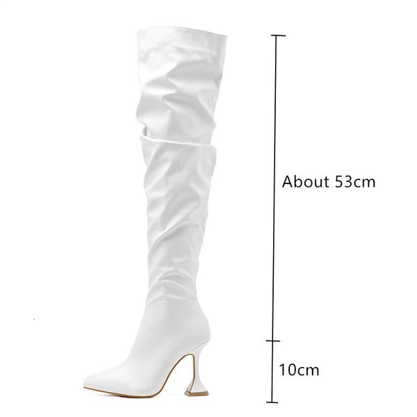 boots runway style women thigh high boots fashion loose folds designer high heels over the knee autumn winter leather br1i, Black
boots runway style women thigh high boots fashion loose folds designer high heels over the knee autumn winter leather br1i, Black