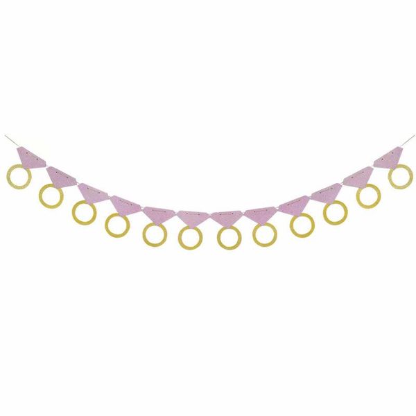 new glitter pink double diamond ring bride to be wedding engagement bunting banner bachelorette party bridal shower decoration
new glitter pink double diamond ring bride to be wedding engagement bunting banner bachelorette party bridal shower decoration