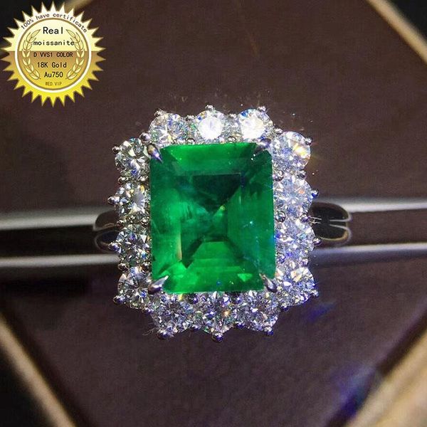 cluster rings 10k gold ring lab created 3ct emerald and moissanite diamond with national certificate em-005, Golden;silver
cluster rings 10k gold ring lab created 3ct emerald and moissanite diamond with national certificate em-005, Golden;silver