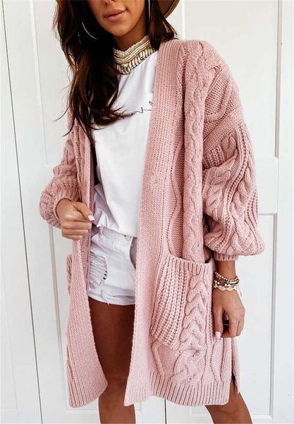 2021sweater women's autumn winter 2020 long coat soft cashmere elastic warm twist knitted cardigan, White;black
2021sweater women's autumn winter 2020 long coat soft cashmere elastic warm twist knitted cardigan, White;black