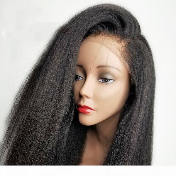 kinky straight 13x4 lace front human hair wig pre plucked with baby hair lace front human hair wig remy yaki full lace wig, Black;brown
kinky straight 13x4 lace front human hair wig pre plucked with baby hair lace front human hair wig remy yaki full lace wig, Black;brown
