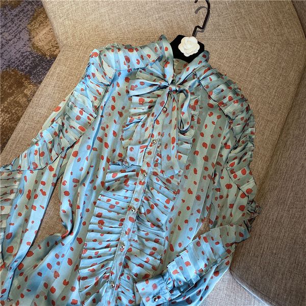 polka dot female 2021 spring and summer new sweet plied frilly bow collar impression long sleeve chiffon blouse y5ck, White
polka dot female 2021 spring and summer new sweet plied frilly bow collar impression long sleeve chiffon blouse y5ck, White