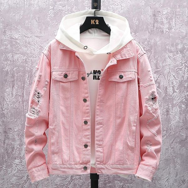 men denim jacket streetwear hip hop men's stand collar jean jackets male casual loose outerwear 2021 spring fashion coat, Black;brown
men denim jacket streetwear hip hop men's stand collar jean jackets male casual loose outerwear 2021 spring fashion coat, Black;brown