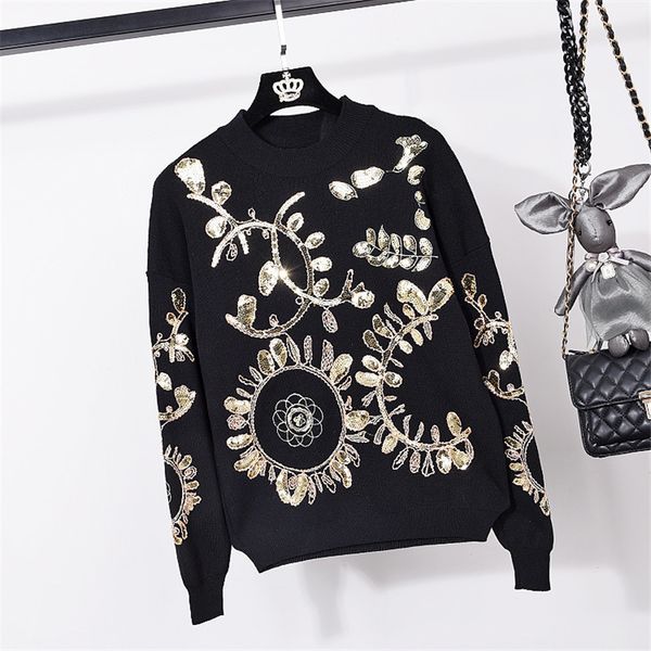 autumn knitted set women loose embroidery sequins sweater + long pencil pants tracksuit female knit pullover trousers suit qd7g, Blue
autumn knitted set women loose embroidery sequins sweater + long pencil pants tracksuit female knit pullover trousers suit qd7g, Blue