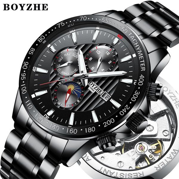 wristwatches mannen horloge boyzhe luxe merk automatische mechanische rvs waterdichte lichtgevende sport horloges m relogio masculino, Slivery;brown
wristwatches mannen horloge boyzhe luxe merk automatische mechanische rvs waterdichte lichtgevende sport horloges m relogio masculino, Slivery;brown