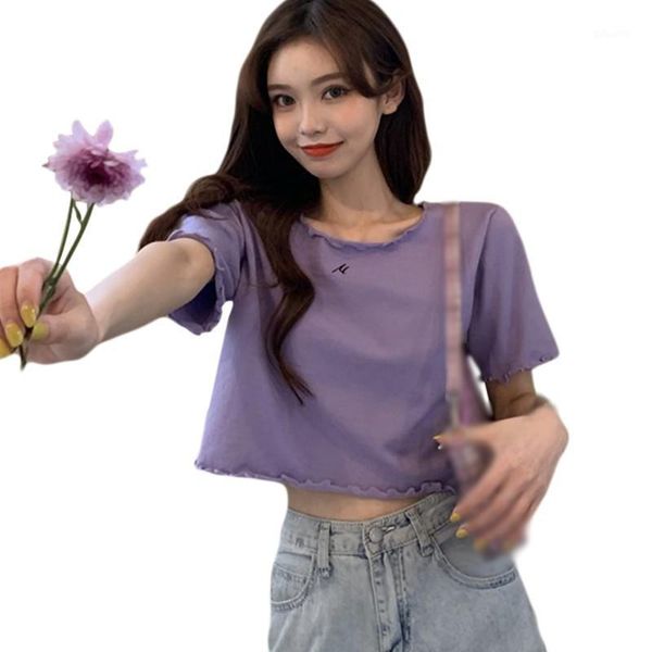 women's t-shirt summer arrival retro hong kong style tshirt women bottoming short sleeve solid color tee shirt, White
women's t-shirt summer arrival retro hong kong style tshirt women bottoming short sleeve solid color tee shirt, White