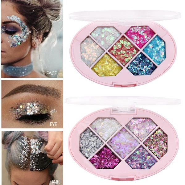 eye shadow 7 color eyeshadow palette diamond shaped glitter powder sequins star stage makeup set
eye shadow 7 color eyeshadow palette diamond shaped glitter powder sequins star stage makeup set