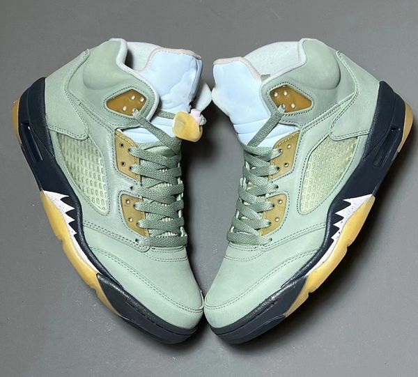 2022 release authentic 5 jade horizon shoes light silver-anthracite-pink glaze men women outdoor sports sneakers with original box size us7-
2022 release authentic 5 jade horizon shoes light silver-anthracite-pink glaze men women outdoor sports sneakers with original box size us7-