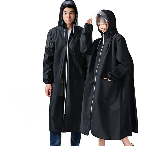 racing jackets reusable raincoat fashion thicken eva rain poncho outdoor waterproof rainwear for climbing travel adult, Black;red
racing jackets reusable raincoat fashion thicken eva rain poncho outdoor waterproof rainwear for climbing travel adult, Black;red