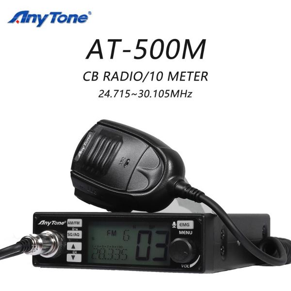 walkie talkie anytone at-500m am fm cb radio 10 meter 24.715~30.105mhz with rb,nb,scan, dual-watch, hi-cut, talkback level car
walkie talkie anytone at-500m am fm cb radio 10 meter 24.715~30.105mhz with rb,nb,scan, dual-watch, hi-cut, talkback level car