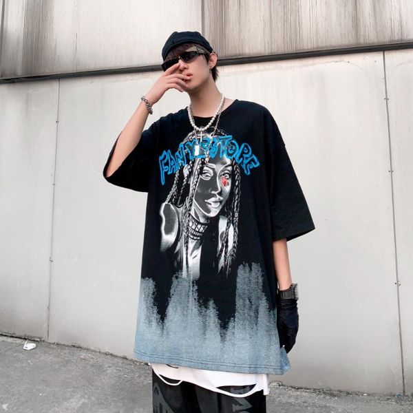 men's polos summer tshirts streetwear casual gothic punk rock cartoon devil print short sleeve t-shirts cotton hip hop harajuku tees, White;black
men's polos summer tshirts streetwear casual gothic punk rock cartoon devil print short sleeve t-shirts cotton hip hop harajuku tees, White;black