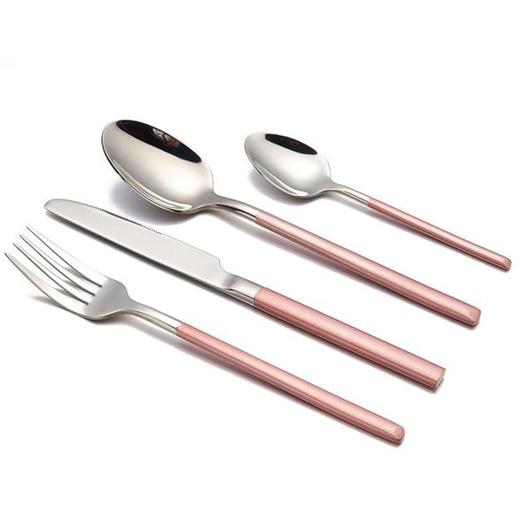 kitchen tableware sets cutlery set stainless steel 4 pieces fork spoon knife pink gold dinnerware set flatware high quality
kitchen tableware sets cutlery set stainless steel 4 pieces fork spoon knife pink gold dinnerware set flatware high quality