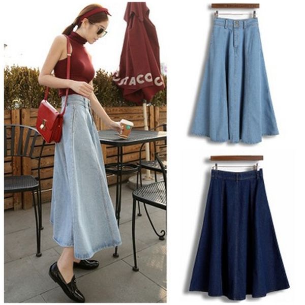 skirts winter high waist shows thin a-line swing denim skirt, Black
skirts winter high waist shows thin a-line swing denim skirt, Black