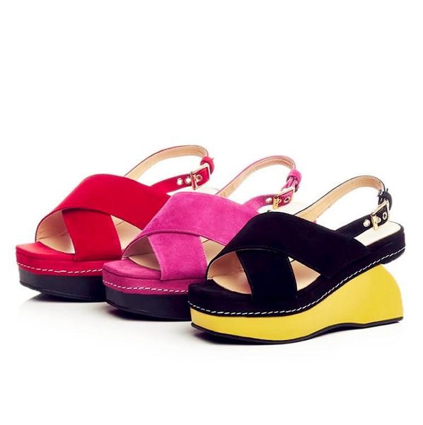 dress shoes classic wedge woman sweet peep toe high heels buckle strap zapatos de mujer concise ladies retro chaussures femme, Black
dress shoes classic wedge woman sweet peep toe high heels buckle strap zapatos de mujer concise ladies retro chaussures femme, Black