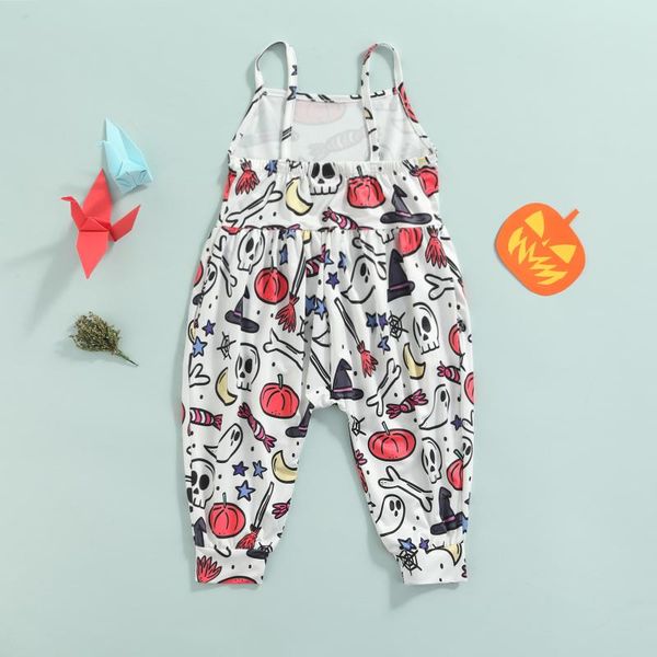 trousers 1-5 year old baby halloween sleeveless jumpsuit casual loose pumpkin print spaghetti strap multiple colors, Blue
trousers 1-5 year old baby halloween sleeveless jumpsuit casual loose pumpkin print spaghetti strap multiple colors, Blue