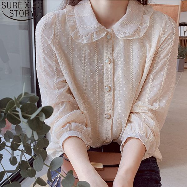 doll collar sweet chiffon shirts women blouses autumn long sleeve fashion dot shirt blusas ladies plus size 3xl 10351 210225, White
doll collar sweet chiffon shirts women blouses autumn long sleeve fashion dot shirt blusas ladies plus size 3xl 10351 210225, White