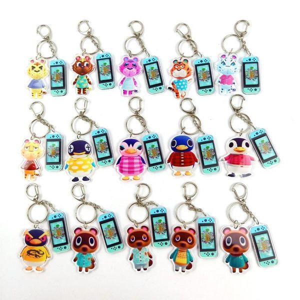 keychains animal crossing man keychain switch acrylic key chain women holder cute couples keyring game ring wedding alloy brelok, Silver
keychains animal crossing man keychain switch acrylic key chain women holder cute couples keyring game ring wedding alloy brelok, Silver