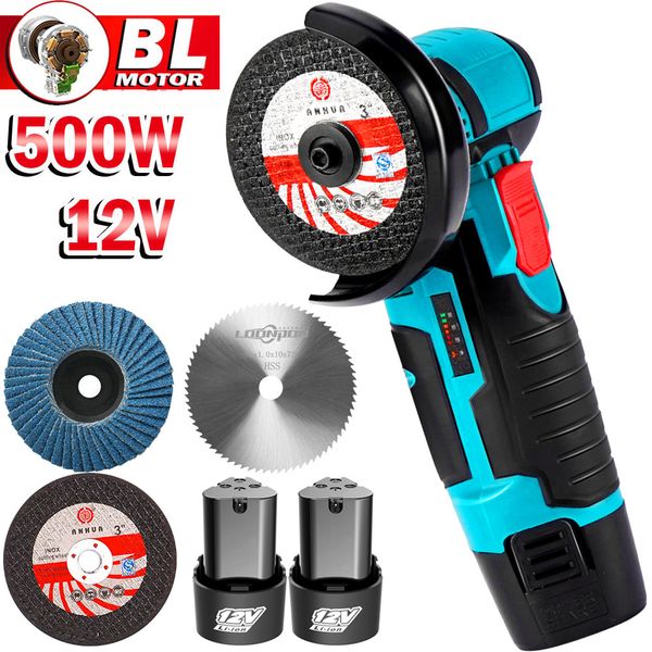 12v 500w mini brushless angle grinder with rechargeable lithium battery cordless polishing machine diamond cutting power tool
12v 500w mini brushless angle grinder with rechargeable lithium battery cordless polishing machine diamond cutting power tool