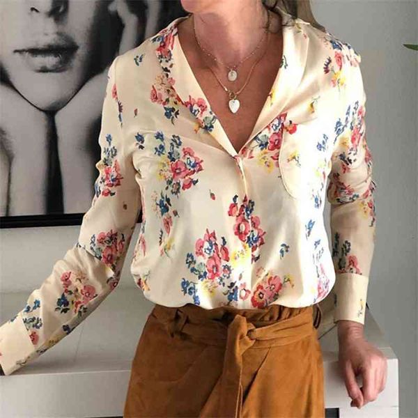 women's knits & tees floral printed chic shirt women casual long sleeve elegant blouse autumn summer loose vintage tunic 74bh, White
women's knits & tees floral printed chic shirt women casual long sleeve elegant blouse autumn summer loose vintage tunic 74bh, White