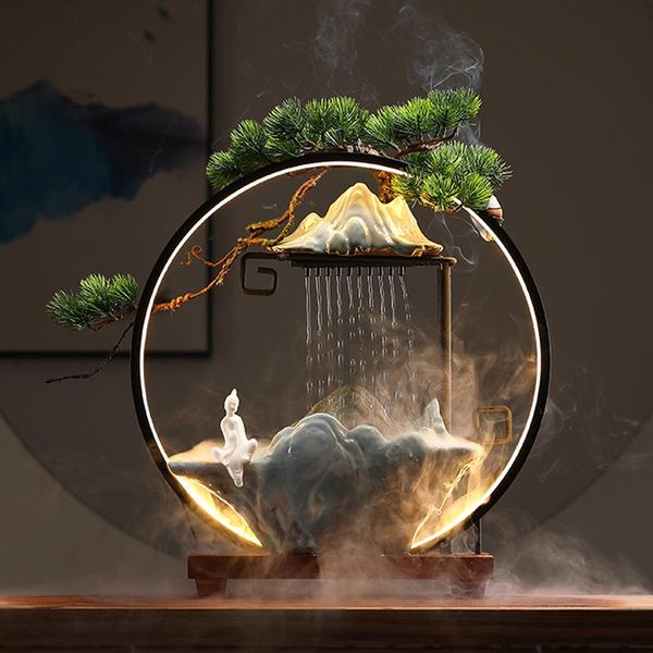 fragrance lamps backflow handicraft incense burner ceramic smoke aroma oil burne diffuser water fall fountain incensario home decor dh50
fragrance lamps backflow handicraft incense burner ceramic smoke aroma oil burne diffuser water fall fountain incensario home decor dh50