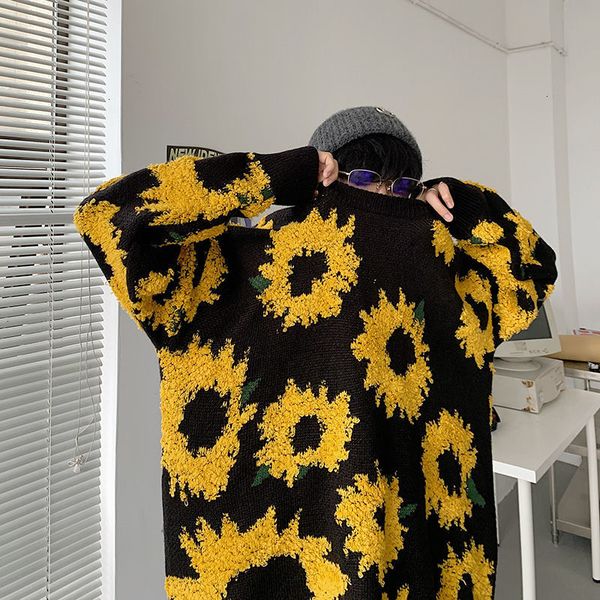 2021 winter flower sweater men's warmth fashion retro casual knitted pullover men knitting sweaters mens clothes -2xl tx2m, White;black
2021 winter flower sweater men's warmth fashion retro casual knitted pullover men knitting sweaters mens clothes -2xl tx2m, White;black