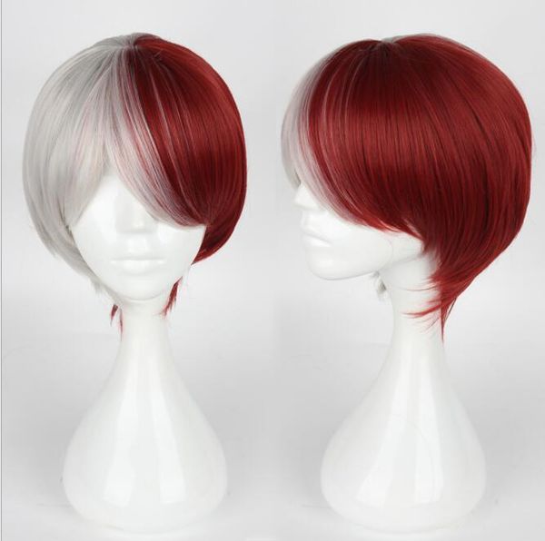 party masks white and red cosplay wig cap my hero academia boku no hiro akademia so todoroki shouto a292
party masks white and red cosplay wig cap my hero academia boku no hiro akademia so todoroki shouto a292