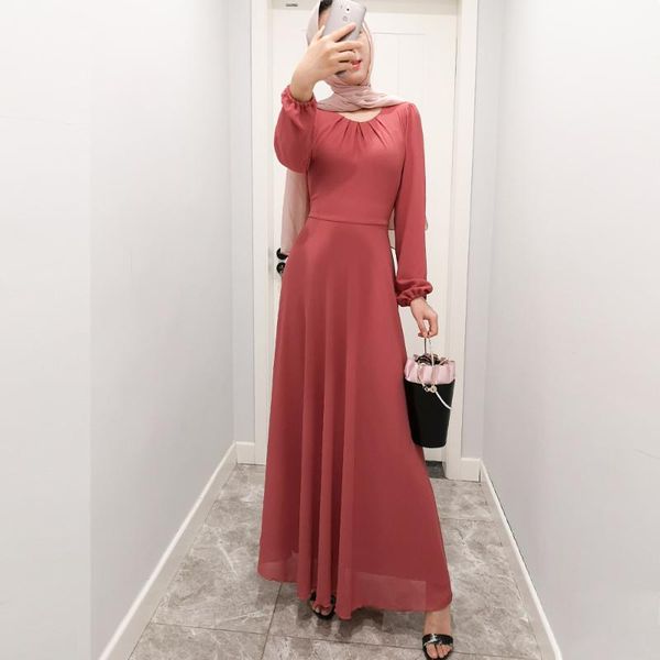 ethnic clothing the spring/summer dress is tied with chiffon muslim women's export abaya fashion, Red
ethnic clothing the spring/summer dress is tied with chiffon muslim women's export abaya fashion, Red