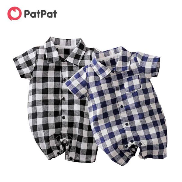 patpat 2021 new arrival spring and summer baby plaid long sleeve casual jumpsuits for nb-12m baby boy bodysuit clothes, Blue
patpat 2021 new arrival spring and summer baby plaid long sleeve casual jumpsuits for nb-12m baby boy bodysuit clothes, Blue