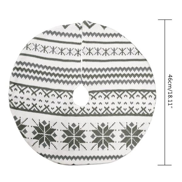 christmas decorations 46cm mini tree skirt snowflake ornament knitting floor mat cover xmas
christmas decorations 46cm mini tree skirt snowflake ornament knitting floor mat cover xmas