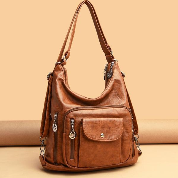 evening bags 3 layer retro women's shoulder messenger bag soft leather large capacity female tote elegant ladies handbag sac
evening bags 3 layer retro women's shoulder messenger bag soft leather large capacity female tote elegant ladies handbag sac