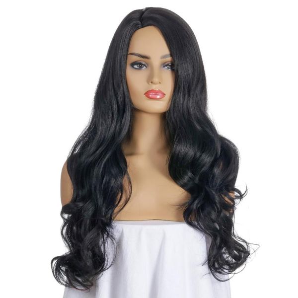 synthetic wigs for women black long wavy high temperature fiber wig heat resistant
synthetic wigs for women black long wavy high temperature fiber wig heat resistant