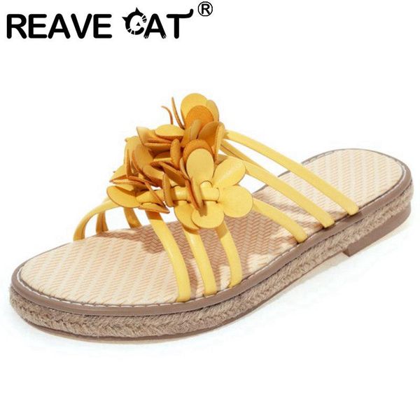 sandals reave cat 2021 women open toe flat straw weaving flower bohemia stylish exotic big size 28-48 casual beach a3900, Black
sandals reave cat 2021 women open toe flat straw weaving flower bohemia stylish exotic big size 28-48 casual beach a3900, Black