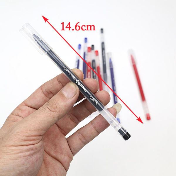 gel pens 6pcs/lot superior quality black blue & red ink high capacity 0.5mm very good writing pen school office supplies
gel pens 6pcs/lot superior quality black blue & red ink high capacity 0.5mm very good writing pen school office supplies