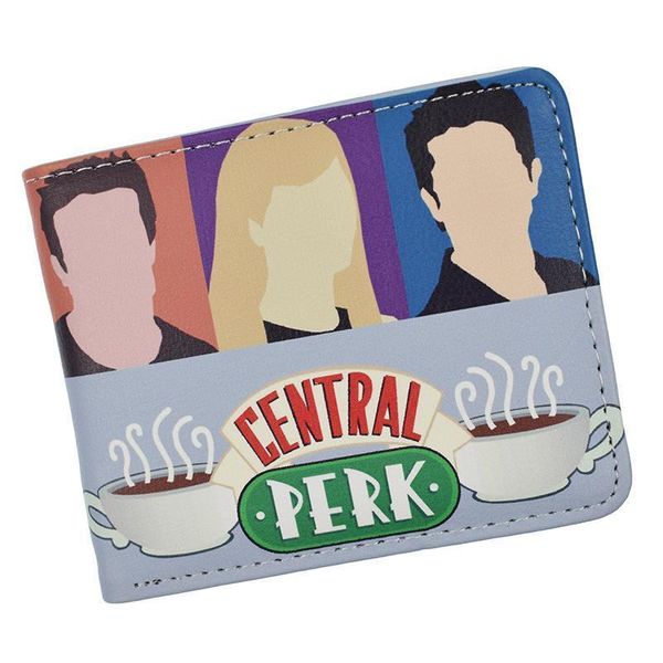 american tv show friends wallet central perk coffee time wallets with coin pocket, Red;black
american tv show friends wallet central perk coffee time wallets with coin pocket, Red;black