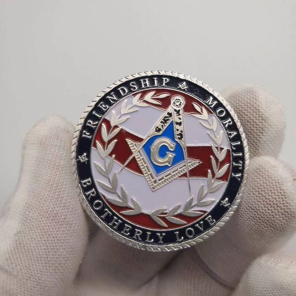 2pcs non magnetic crafts and accepted masons silver plated masonic symbols bullion&coin collections
2pcs non magnetic crafts and accepted masons silver plated masonic symbols bullion&coin collections