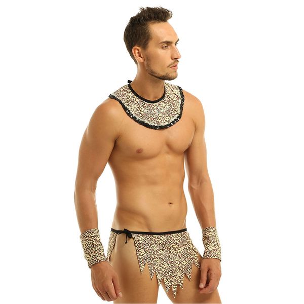 mens leopard printed lingerie set club erotic savage caveman cosplay costume collar loincloth+wristband sissy roleplay nightwear, Black;white
mens leopard printed lingerie set club erotic savage caveman cosplay costume collar loincloth+wristband sissy roleplay nightwear, Black;white