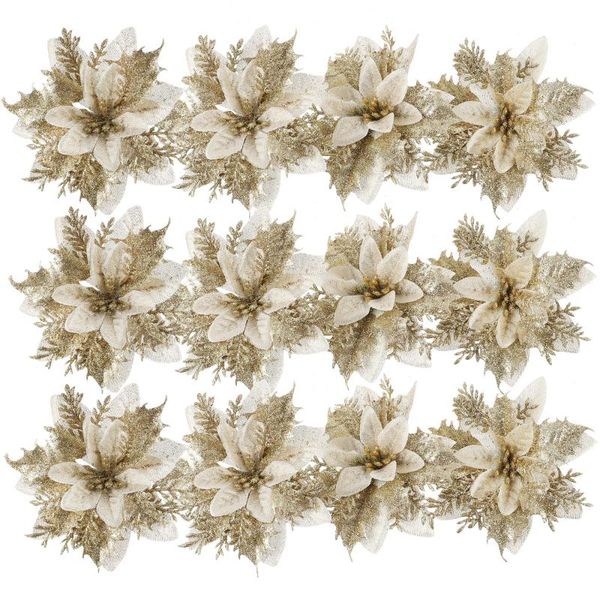 decorative flowers & wreaths 24pcs christmas fake flower simulation decoration xmas tree decor
decorative flowers & wreaths 24pcs christmas fake flower simulation decoration xmas tree decor