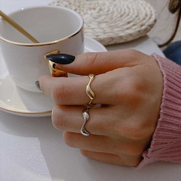 cluster rings vintage couple trend joker curve open ring for women ins minimalist irregular wave pattern gold jewelry bijoux 2021, Golden;silver
cluster rings vintage couple trend joker curve open ring for women ins minimalist irregular wave pattern gold jewelry bijoux 2021, Golden;silver